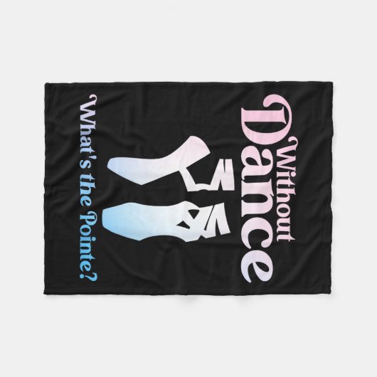 Couverture Polaire Ballet cool Art Pour Femmes Filles Ballet Danseuse (Devant (Horizontal))