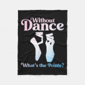 Couverture Polaire Ballet cool Art Pour Femmes Filles Ballet Danseuse (Devant)