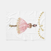 Couverture Polaire Ballet Dancer (Devant (Horizontal))