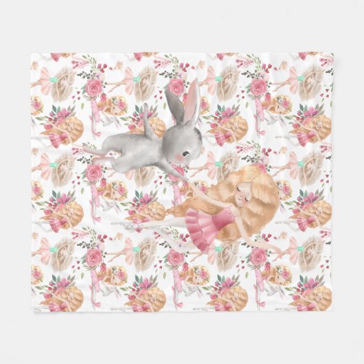 Couverture Polaire Ballet Dancers Fleece Blanket (Devant (Horizontal))