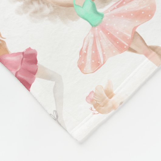 Couverture Polaire Ballet Dancers Fleece Blanket (Coin)