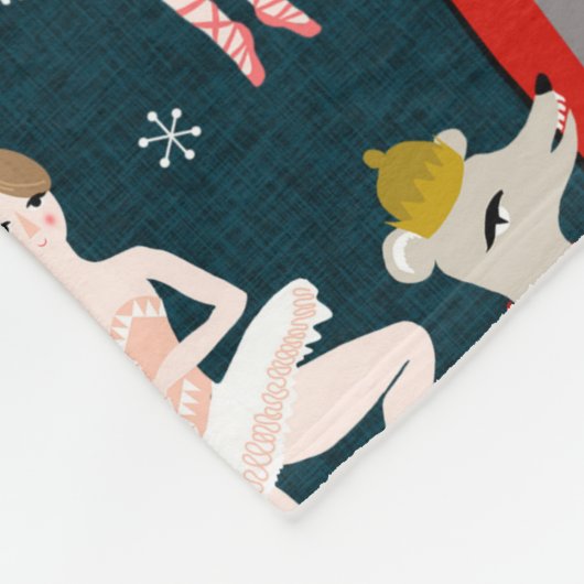 Couverture Polaire Ballet Nutcracker (Coin)