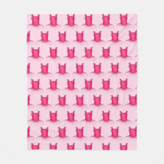 Couverture Polaire Ballet rose Tutu Costume Ballerina Enseignant de d (Devant)