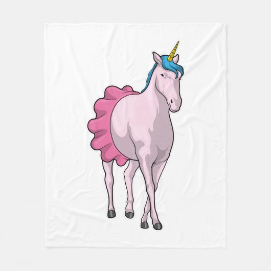 Couverture Polaire Ballet Unicorn Ballerina (Devant)