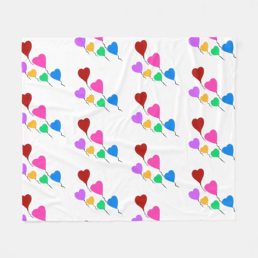 Couverture Polaire Ballons cardiaques (Devant (Horizontal))