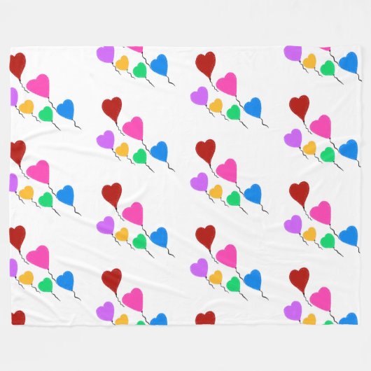 Couverture Polaire Ballons cardiaques (Devant (Horizontal))