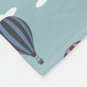 Couverture Polaire Ballons chauds colorés (Coin)