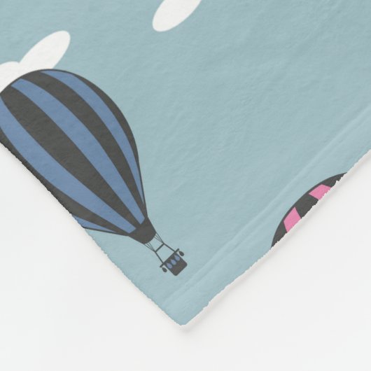 Couverture Polaire Ballons chauds colorés (Coin)