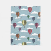 Couverture Polaire Ballons chauds colorés (Devant)