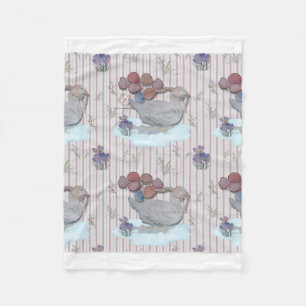 Couverture Polaire Ballons de canard Nursery Thème Bébé Blanket