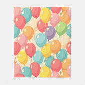 Couverture Polaire Ballons de fête de différentes couleurs (Devant)