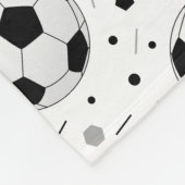 Couverture Polaire Ballons de football (Coin)
