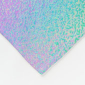 Couverture Polaire Ballons de parties scintillant bleu iridescente mi (Coin)