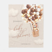 Couverture Polaire Ballons d'ours Neutral Douche Virtuelle Arrière-pl (Devant)