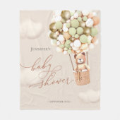 Couverture Polaire Ballons d'ours Neutral Douche Virtuelle Arrière-pl (Devant)