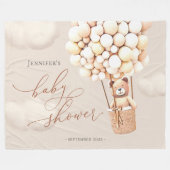 Couverture Polaire Ballons d'ours Neutre Douche virtuelle virtuelle a (Devant (Horizontal))