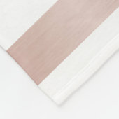 Couverture Polaire Ballons Roses en or rayés 21e anniversaire (Coin)