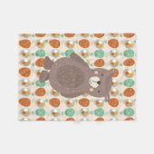 Couverture Polaire Ballons Whimsical à air chaud (Devant (Horizontal))