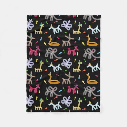 Couverture Polaire Balloon Animals Kids Party Theme (Devant)