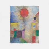 Couverture Polaire Balloon rouge, Klee (Devant)