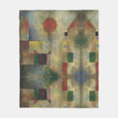 Couverture Polaire Balloon rouge par Paul Klee (Devant)
