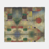 Couverture Polaire Balloon rouge par Paul Klee (Devant (Horizontal))
