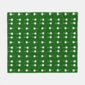 Couverture Polaire Bals de golf en motif vert (Devant (Horizontal))
