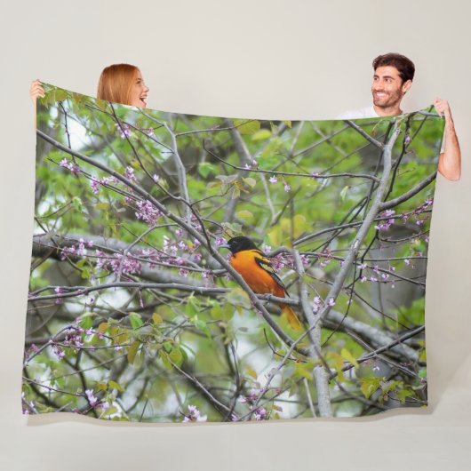 Couverture Polaire Baltimore Oriole (En situation)