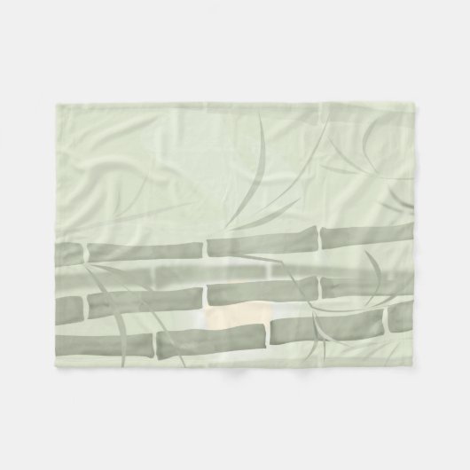Couverture Polaire Bamboo vert (Devant (Horizontal))