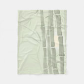 Couverture Polaire Bamboo vert (Devant)