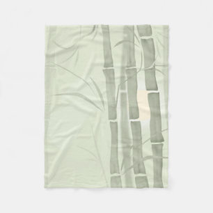 Couverture Polaire Bamboo vert
