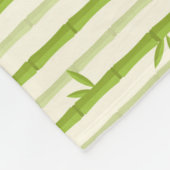 COUVERTURE POLAIRE BAMBOU ARBRE MOTIF CLAIR DESIGN OUVRAGE PAPIER SH (Coin)