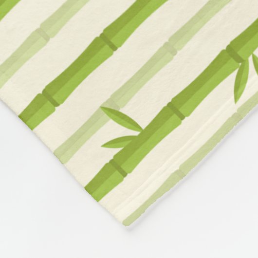 COUVERTURE POLAIRE BAMBOU ARBRE MOTIF CLAIR DESIGN OUVRAGE PAPIER SH (Coin)