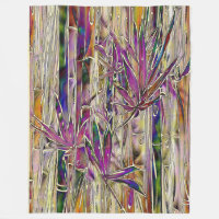 Bambou Arbre Peinture numérique Blanche Art origin