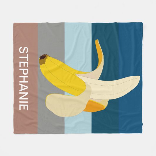 Couverture Polaire Banane (Devant (Horizontal))