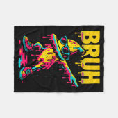 Couverture Polaire Banane Dabbing Bruh Goutte Glace Banane Jeunesse B (Devant (Horizontal))