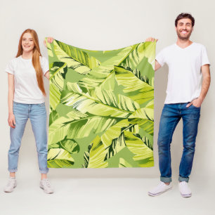 Couverture Polaire Banane Feuille 5