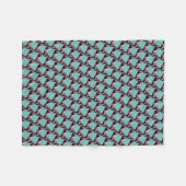 Couverture Polaire Banane rose Cool amusant unique (Devant (Horizontal))