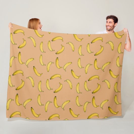 Couverture Polaire Bananes (En situation)
