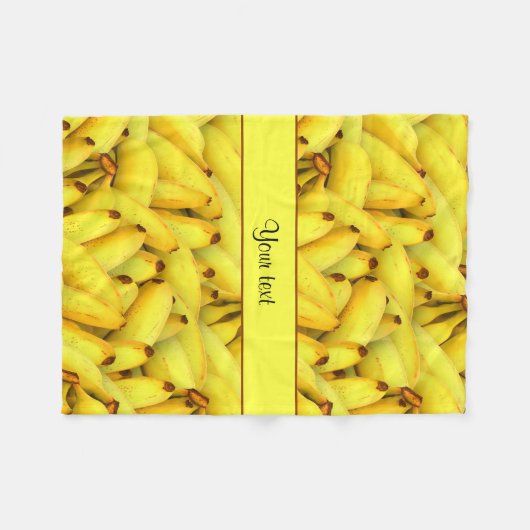 Couverture Polaire Bananes (Devant (Horizontal))