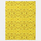 Couverture Polaire Bananes à propos de ma petite crosse Blankie (Devant)