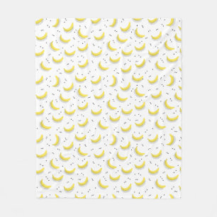Couverture Polaire Bananes géométriques