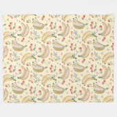 Couverture Polaire Bananes pour Cerises (Devant (Horizontal))