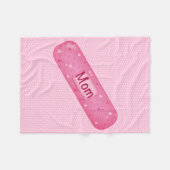 Couverture Polaire  band-aid mom soft pink  (Devant (Horizontal))