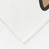 Couverture Polaire Bande dessinée de chien de boxeur de Taureau (Coin)