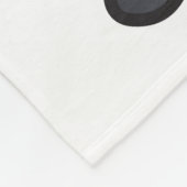 Couverture Polaire Bande dessinée de chien de Weimaraner (Coin)