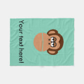 Couverture Polaire Bande dessinée de chimpanzé (Devant (Horizontal))