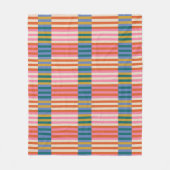 Couverture Polaire Bande Plaid Festive Moderne (Devant)