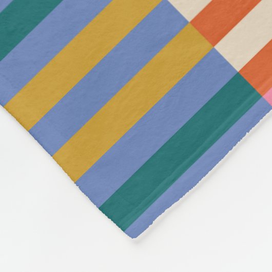 Couverture Polaire Bande Plaid Festive Moderne (Coin)