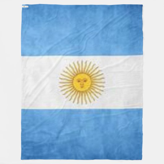Couverture Polaire Bandera Argentina (Devant)